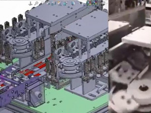 butterfly type high speed plane mask machine 3D 모델