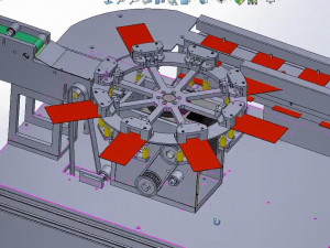 butterfly type high speed plane mask machine 3D 모델