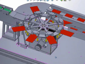 butterfly type high speed plane mask machine 3D Model