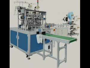 mesin las pita telinga tipe kupu-kupu tipe rantai tangki mesin masker pesawat Model 3D