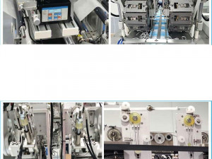 tank chain type butterfly type ear band welding machine plane mask machine 3D-Modell