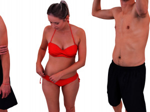 swimsuit characters 3Dモデル