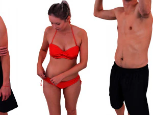 swimsuit characters 3D Model