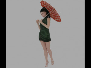 oriental beauty 3D Model