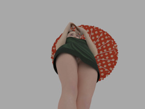 oriental beauty 3D Model