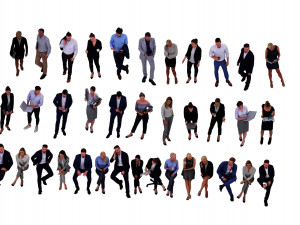 business men and women 3D Model