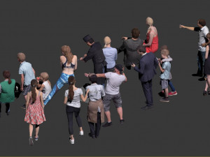 handsome boy and beautiful child Model 3D