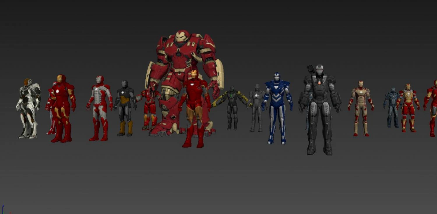 iron man download 3D Model .c4d .max .obj .3ds .fbx .stl .blend 