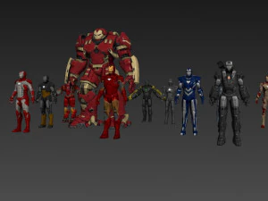 iron man download 3D Model