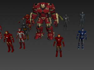 iron man download 3D Model