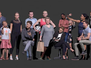 modern multiplayer 3D Model