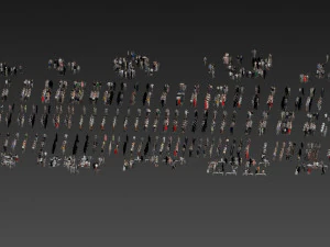 moderner Multiplayer 3D Modell