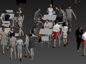 modern multiplayer 3D-Modell