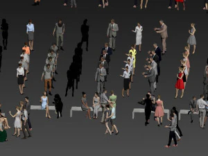 modern multiplayer 3D Model