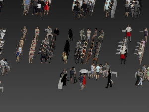 modern multiplayer 3D Model