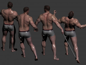 of modern men 3D Model