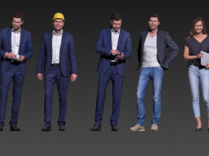 men women 3D-Modell