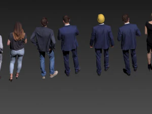men women 3D Model