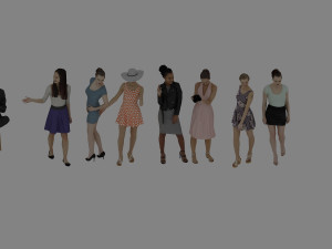 men and women Modelo 3D