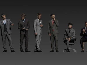 men and women 3D Model