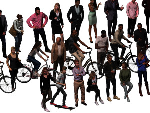 young people 3D Модель