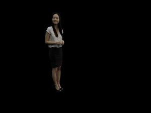business men and women 3D Model