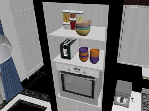 of pool appearance in modern villa Model 3D