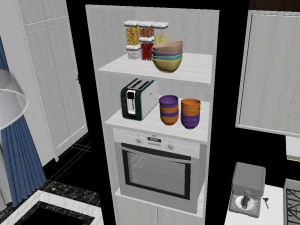 of pool appearance in modern villa 3D Model