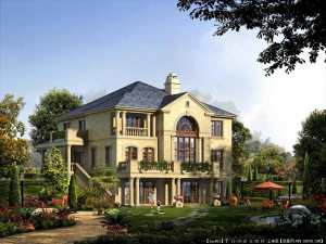 二层独栋别墅212图 3D 模型