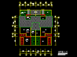 drawing 214 of two storey villa 3D Модель