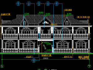drawing 215 of single family villa on the second floor 3D 模型