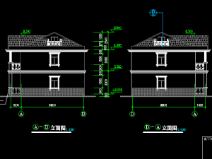 drawing 215 of single family villa on the second floor 3D 模型