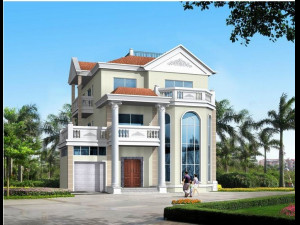 three storey villa 3-02 3D Model