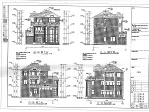 three storey villa 3-02 3D Model