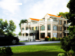 three storey villa 3-07 3D Модель