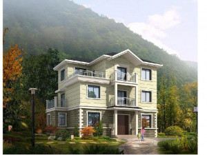 three story villa 3-09 Modèle 3D