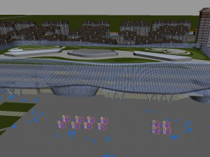 of modern commercial building appearance 3D Модель