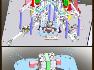 n95 semi automatic mask machine double side welding 3D Model