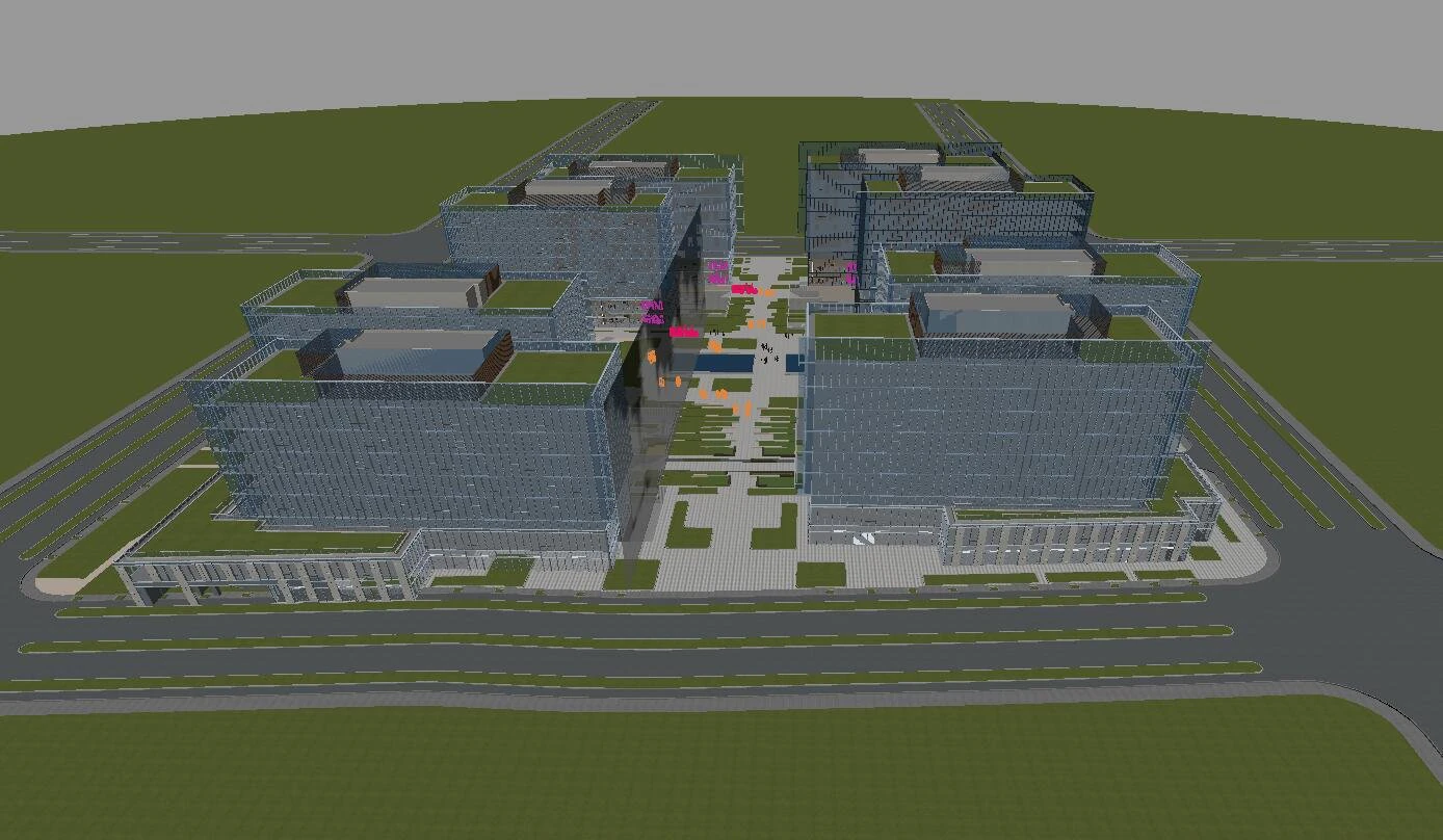 of modern commercial street building appearance 3D Model .c4d .max .obj .3ds .fbx .stl .blend 