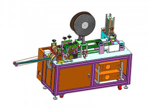 bandage mask machinepicture of medical mask 3D Model