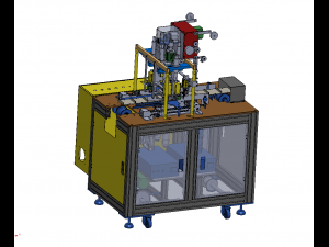 servo high speed ear belt mask machine 3D Model