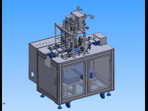 servo high speed ear belt mask machine Model 3D