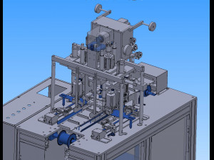 servo high speed ear belt mask machine Model 3D