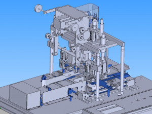 servo high speed ear belt mask machine Model 3D