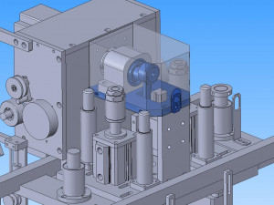servo high speed ear belt mask machine Model 3D