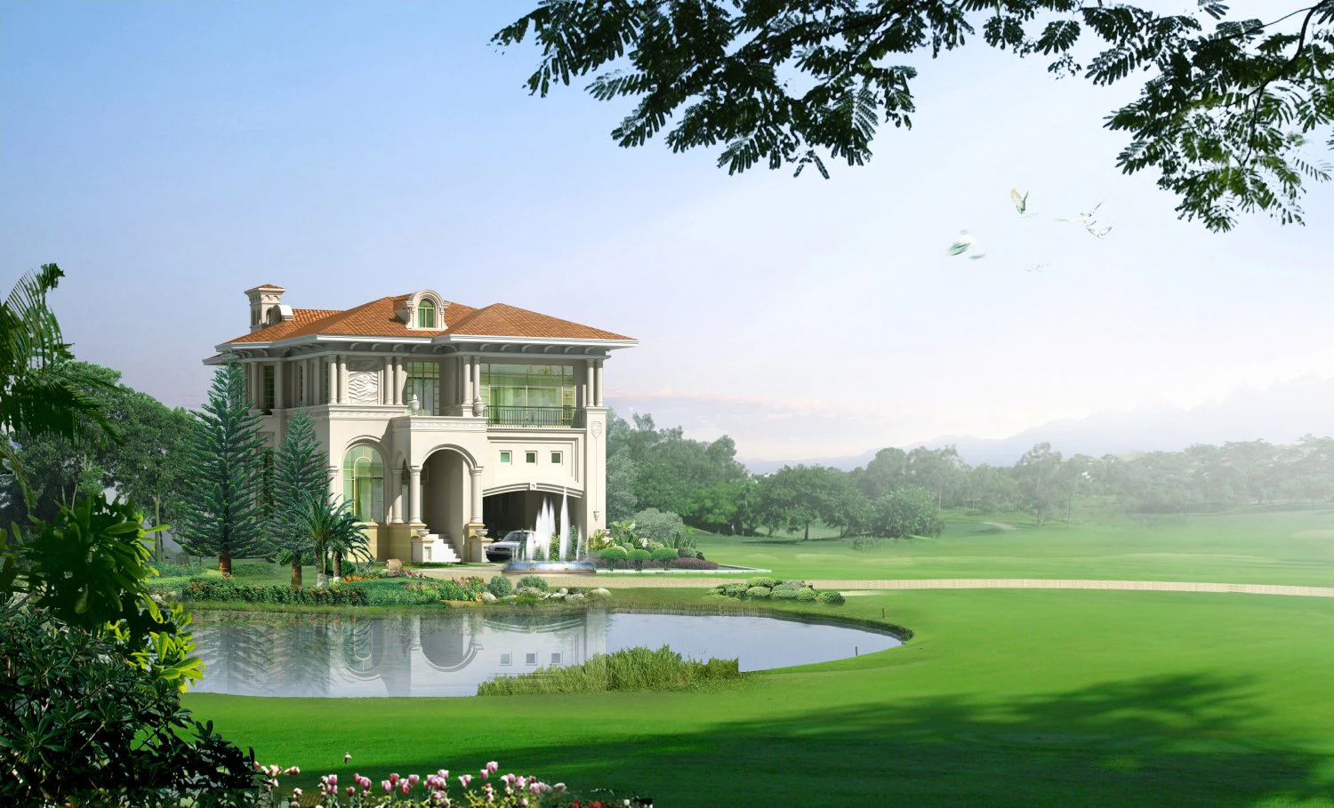 three storey villa type a construction drawing 3D Model .c4d .max .obj .3ds .fbx .stl .blend 