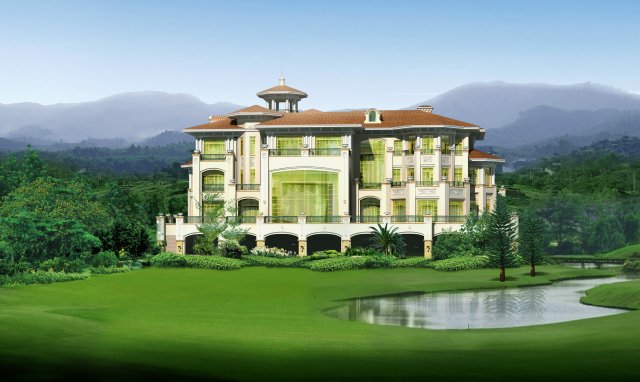 three storey villa type d construction drawing Modèle 3D .c4d .max .obj .3ds .fbx .stl .blend 