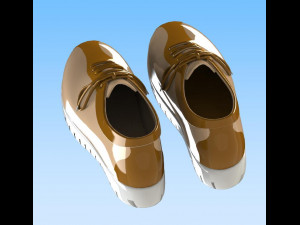 casual shoes Model 3D