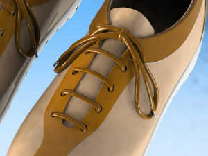 casual shoes Model 3D