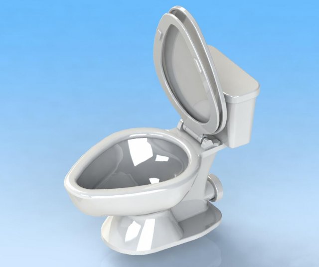 closestool Modelo 3D .c4d .max .obj .3ds .fbx .stl .blend 
